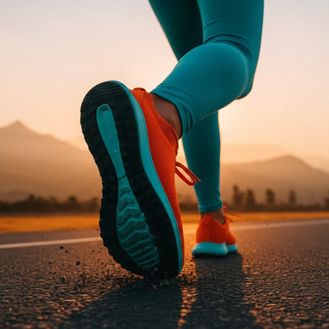 BIO74 collection. A man meditates calmly in a sunlit park, her posture showing structure and movement, blending physical alignment with mindful stillness in a peaceful natural environment.